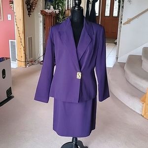 2 piece Purple suit by Metrostyle size 10.